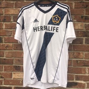 LA Galaxy Soccer Jersey Adidas David Beckham